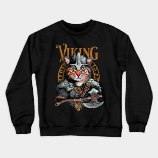 Viking Cat Crewneck Sweatshirt